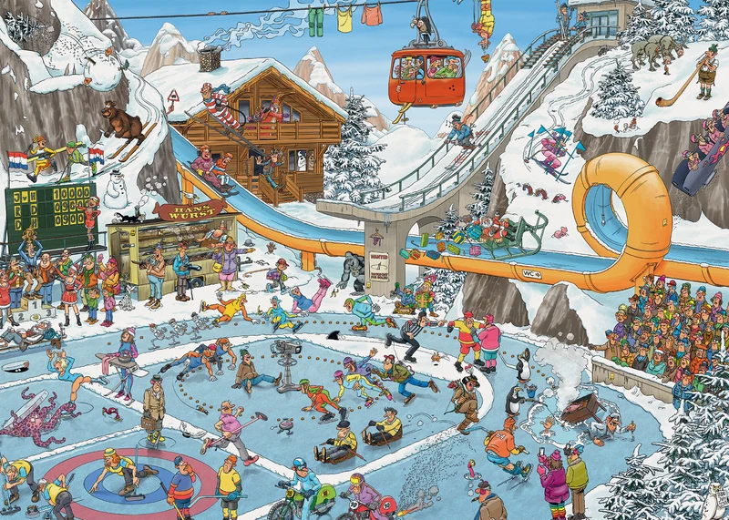Jan van Haasteren - The Winter Games (1000 pieces)