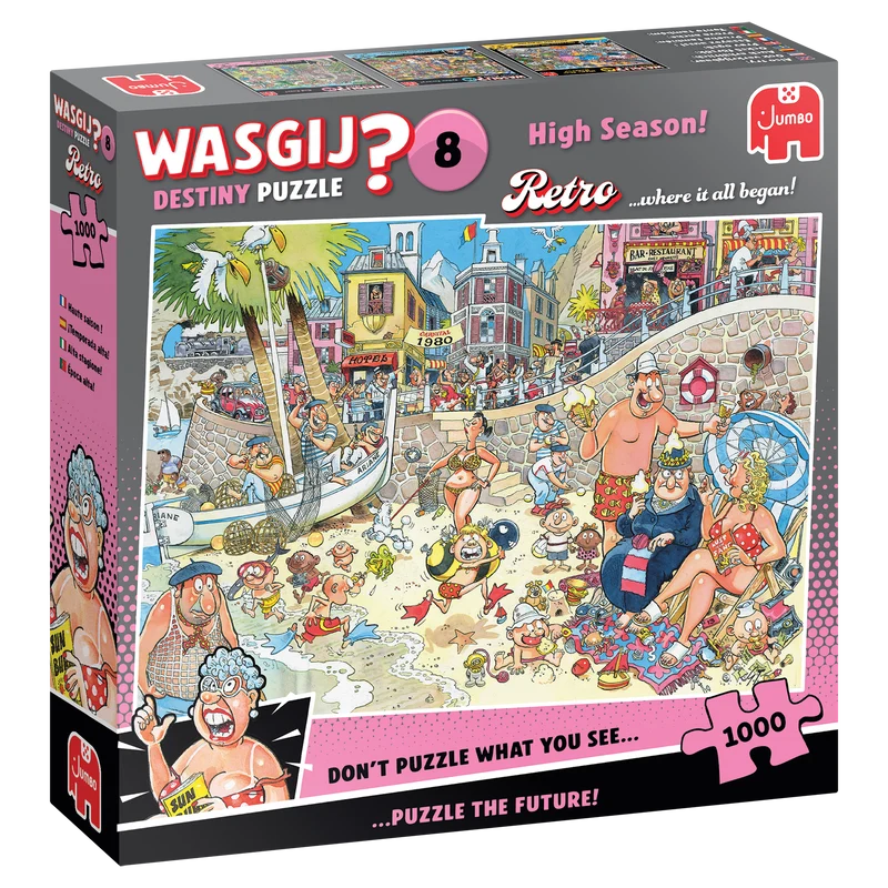 Wasgij Retro Destiny 8 - High Season! (1000 pieces)