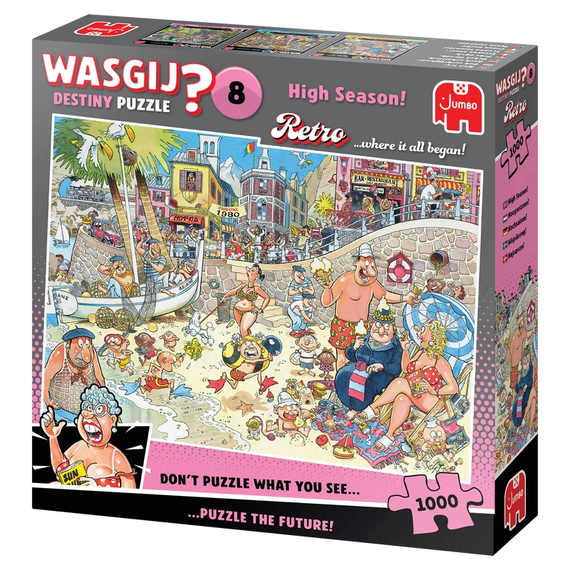 Wasgij Retro Destiny 8 - High Season! (1000 pieces)