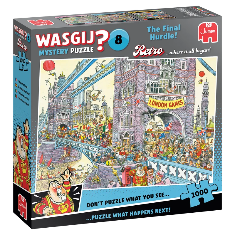 Wasgij Retro Mystery 8 - The Final Hurdle! (1000 pieces)