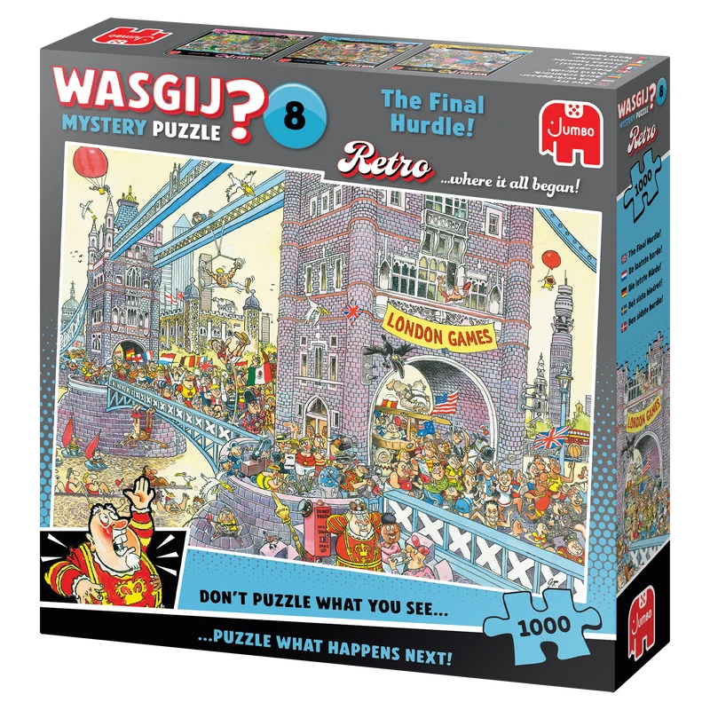 Wasgij Retro Mystery 8 - The Final Hurdle! (1000 pieces)
