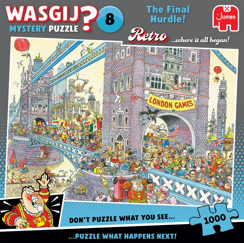 Wasgij Retro Mystery 8 - The Final Hurdle! (1000 pieces)