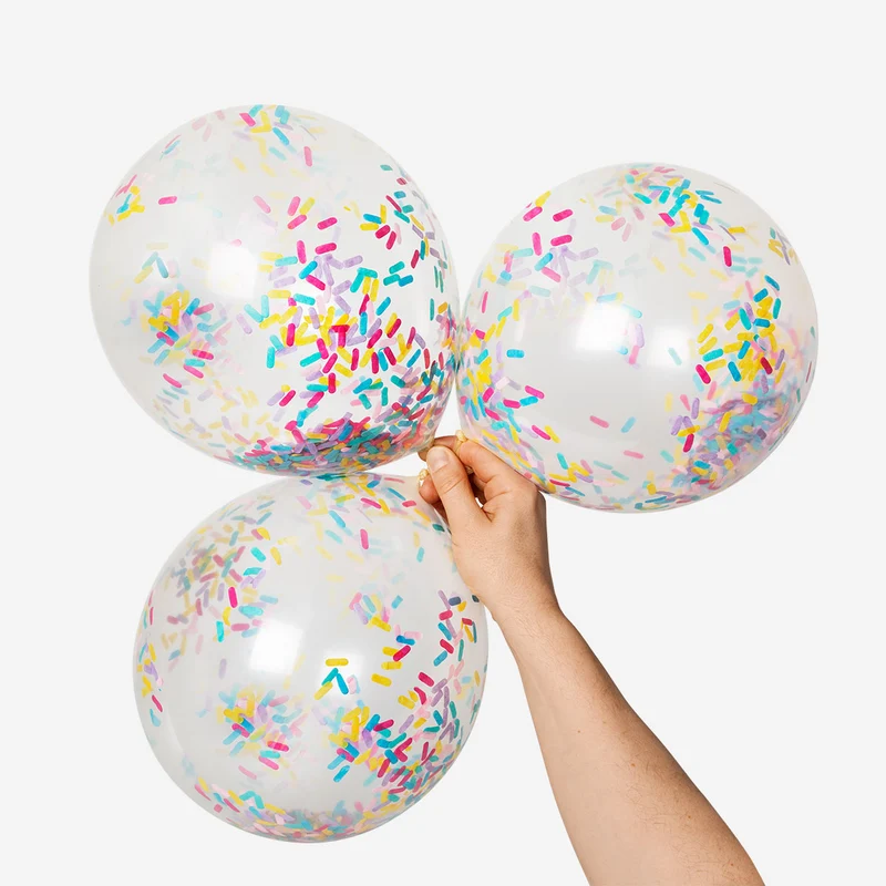 Confetti balloons - 6 pcs
