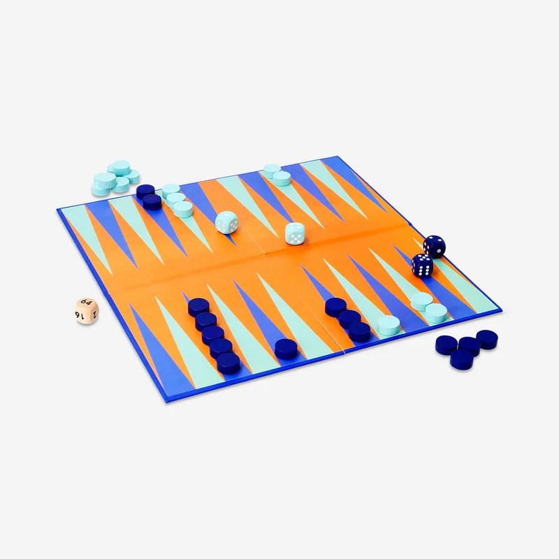 Cardboard Backgammon game
