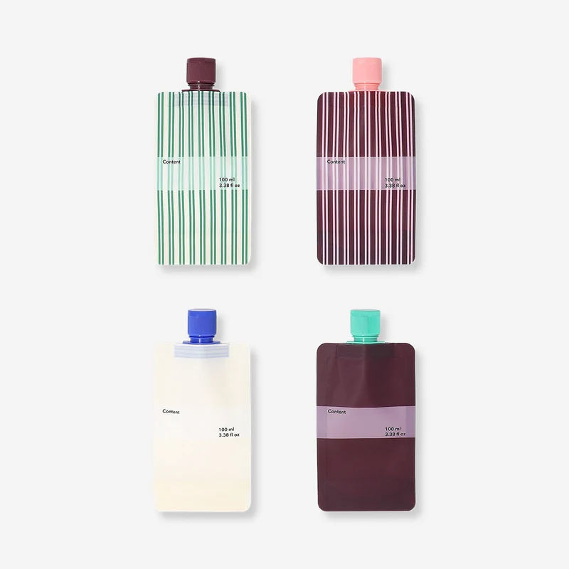 Travel set in pouch