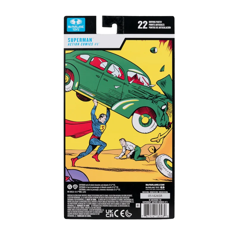 Mcfarlane: Superman Blister Card 7 Pulgadas