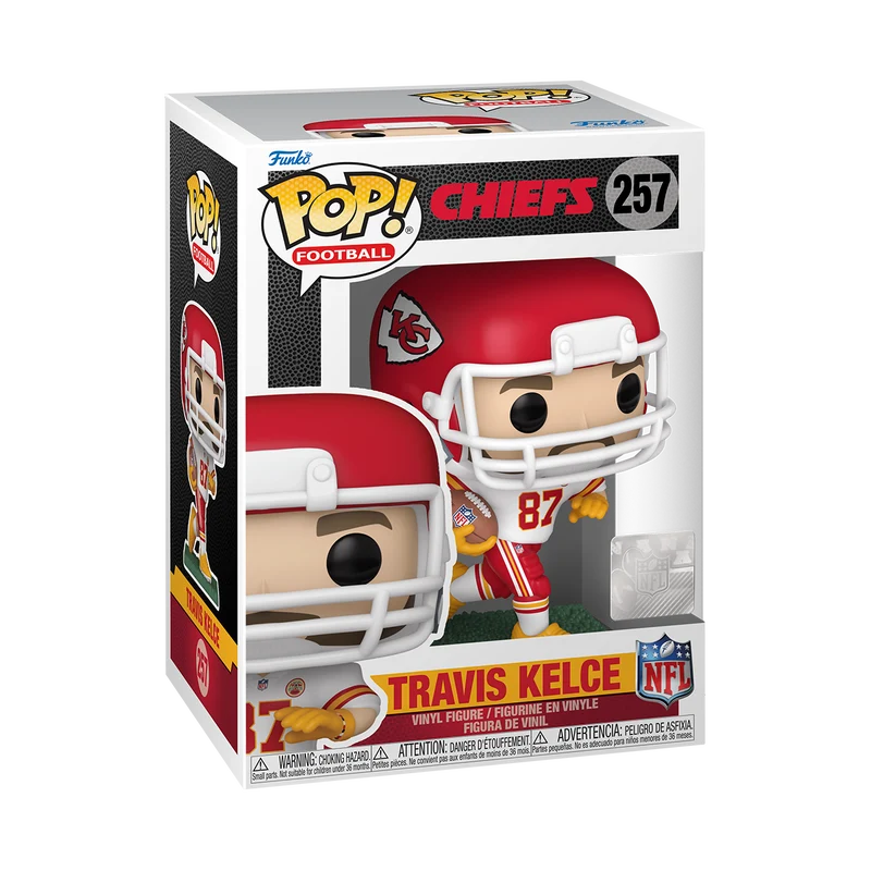 Funko Pop NFL: Chiefs - Travis Kelce Uniforme Visitante