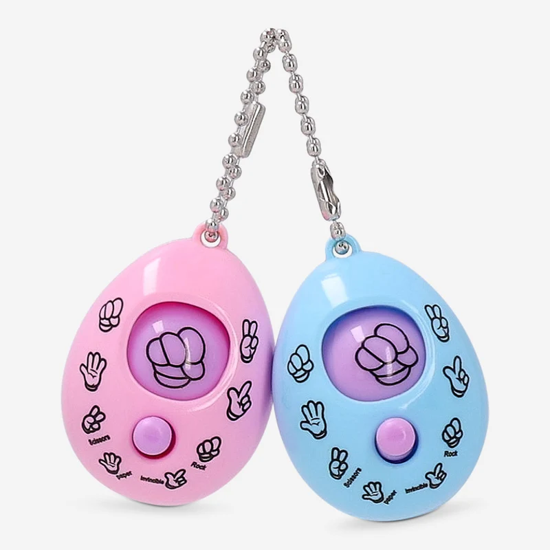 Key rings - Digital rock, paper, scissors game