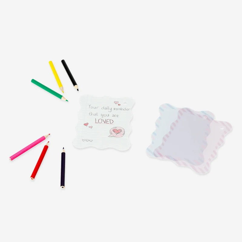 DIY keyrings with shrink plastic