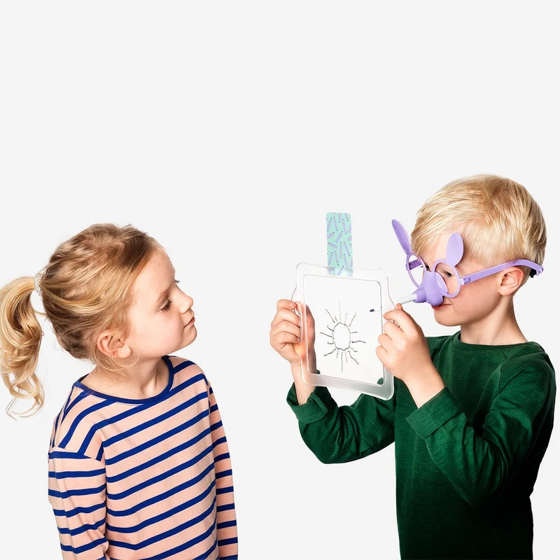Nose-drawing game