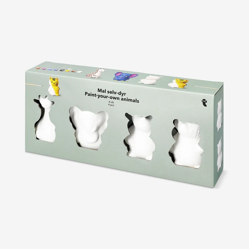 Paint your own animals set