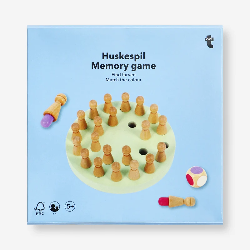 Game - Wooden memory chess game
