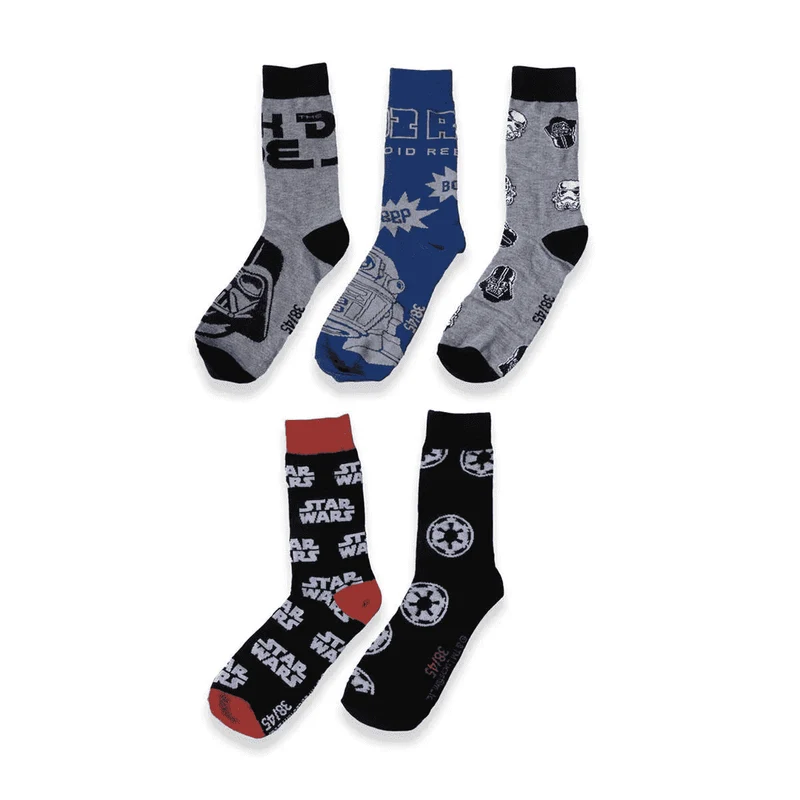 Pack 12 Pares de Calcetines Star Wars Cerdá Talla 38-45