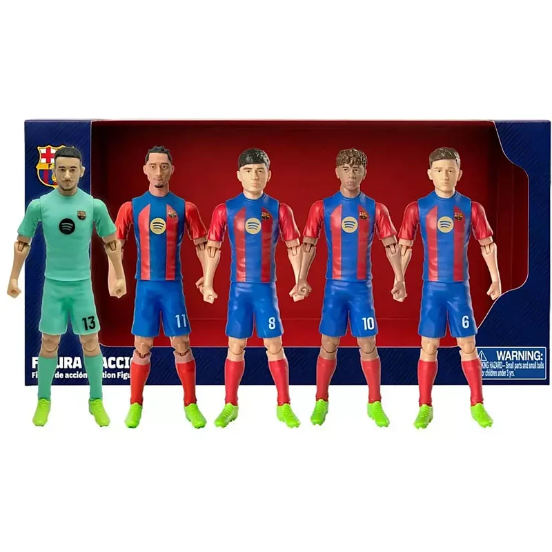 Set 5 Figuras F.C. Barcelona 10 cm