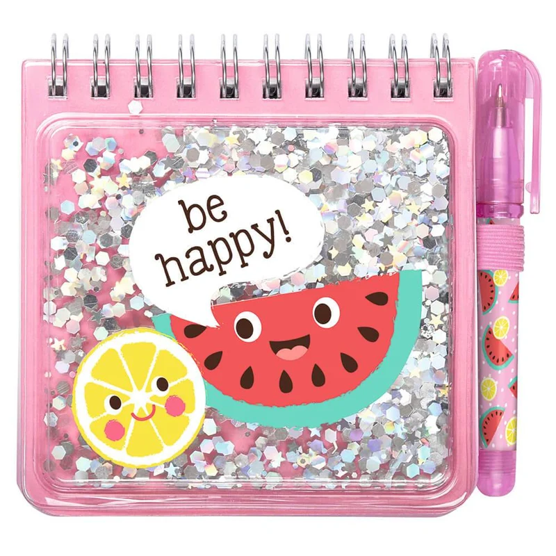 Bloc notas brillantes Be Happy · Moses