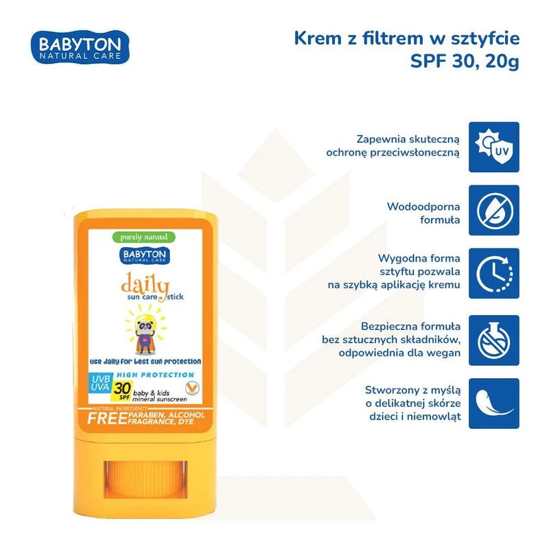 Stick Solar SPF30 Babyton 20gr.