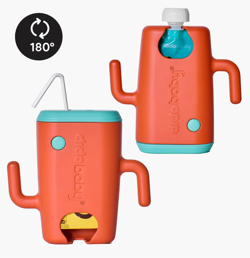 Soporte antiderrame para pouch y tetrabricks · Didobaby