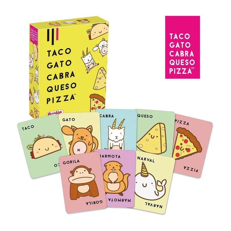Taco gato cabra queso pizza · Ludilo