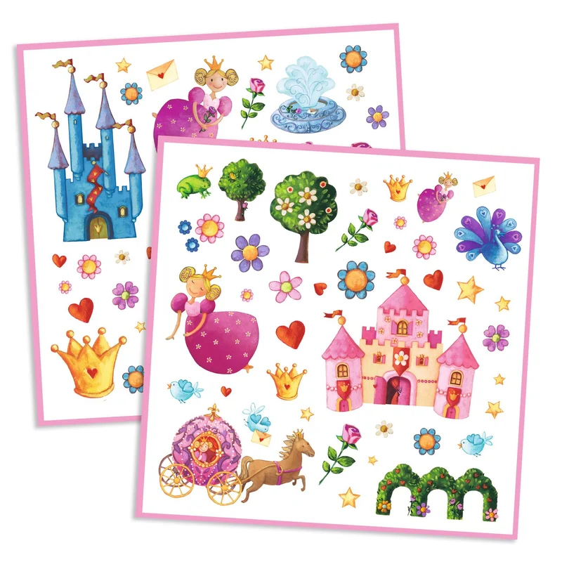 Pegatinas Princesa Marguerite · Djeco