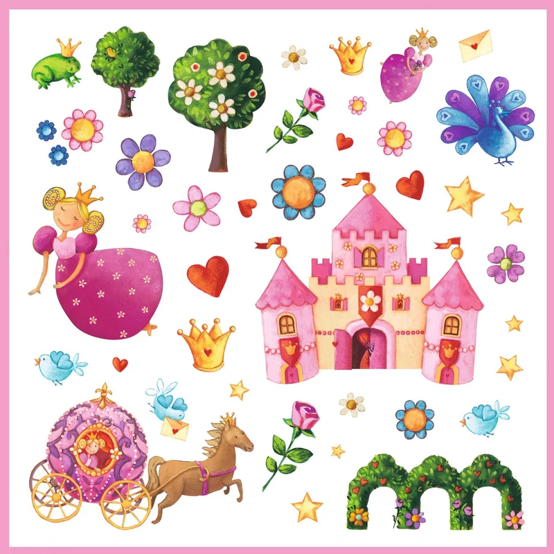 Pegatinas Princesa Marguerite · Djeco