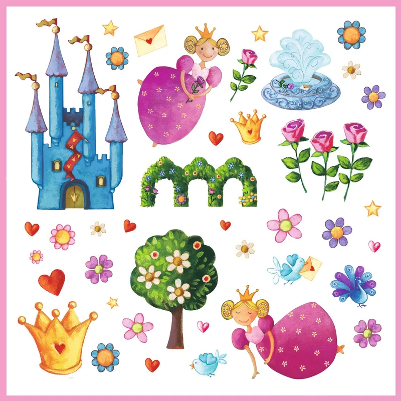 Pegatinas Princesa Marguerite · Djeco