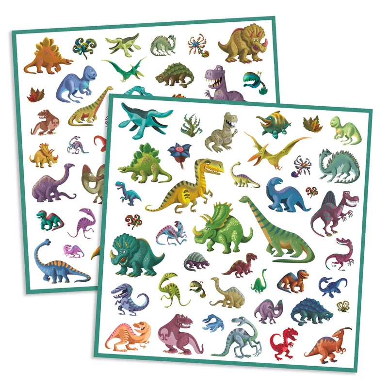 Pegatinas Dinosaurios · Djeco