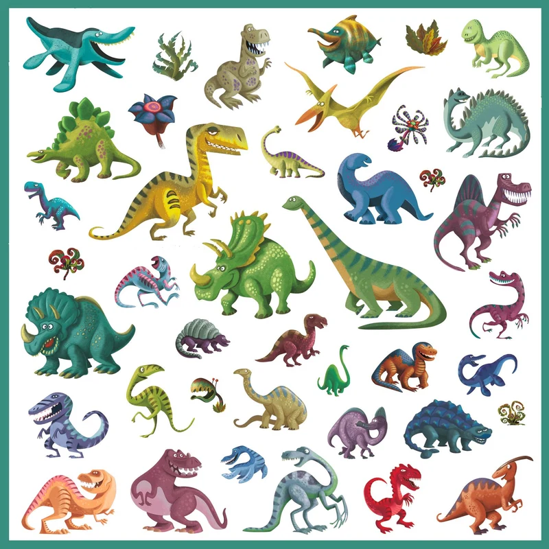 Pegatinas Dinosaurios · Djeco