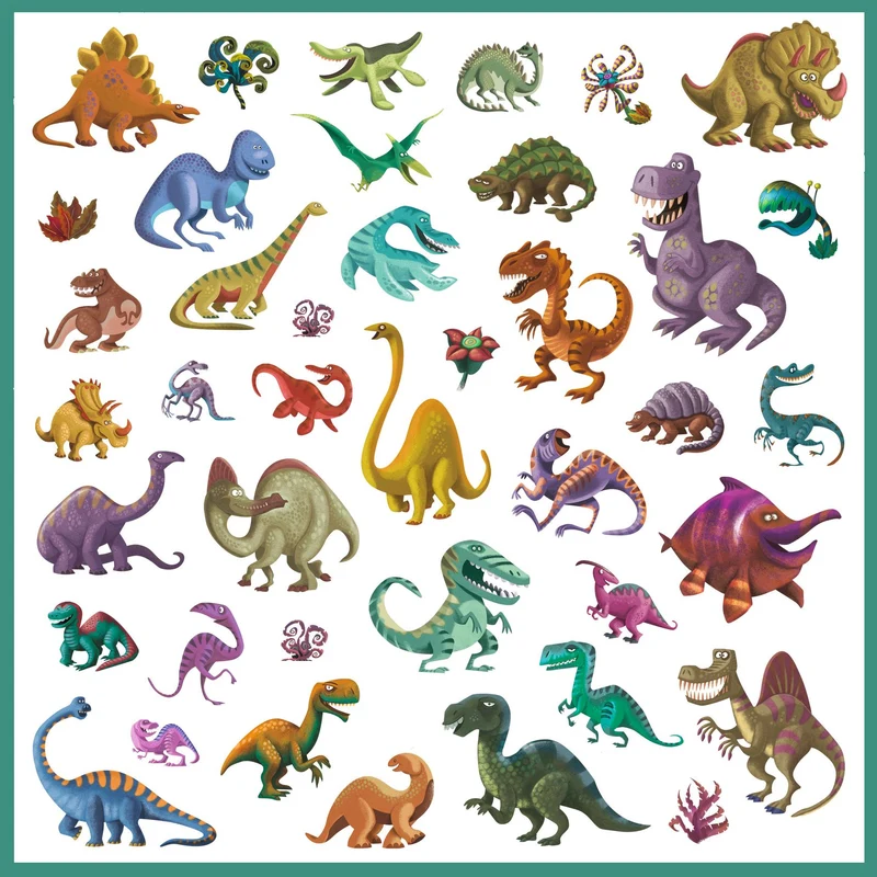 Pegatinas Dinosaurios · Djeco