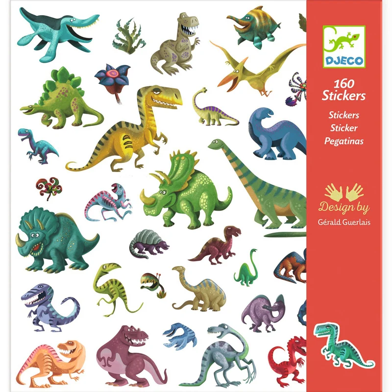 Pegatinas Dinosaurios · Djeco