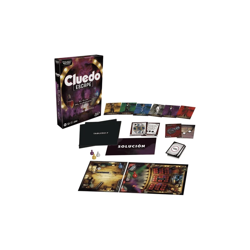 Cluedo Escape El Club del Ilusionista Juego de mesa