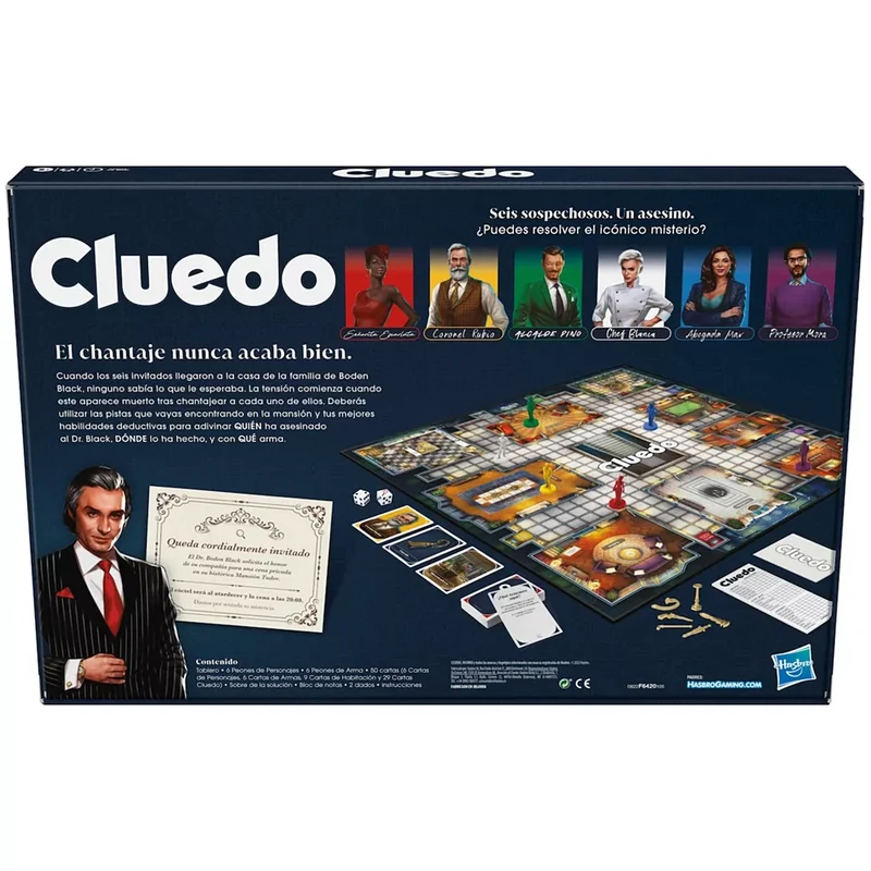 Cluedo Juego de Mesa de Estrategia