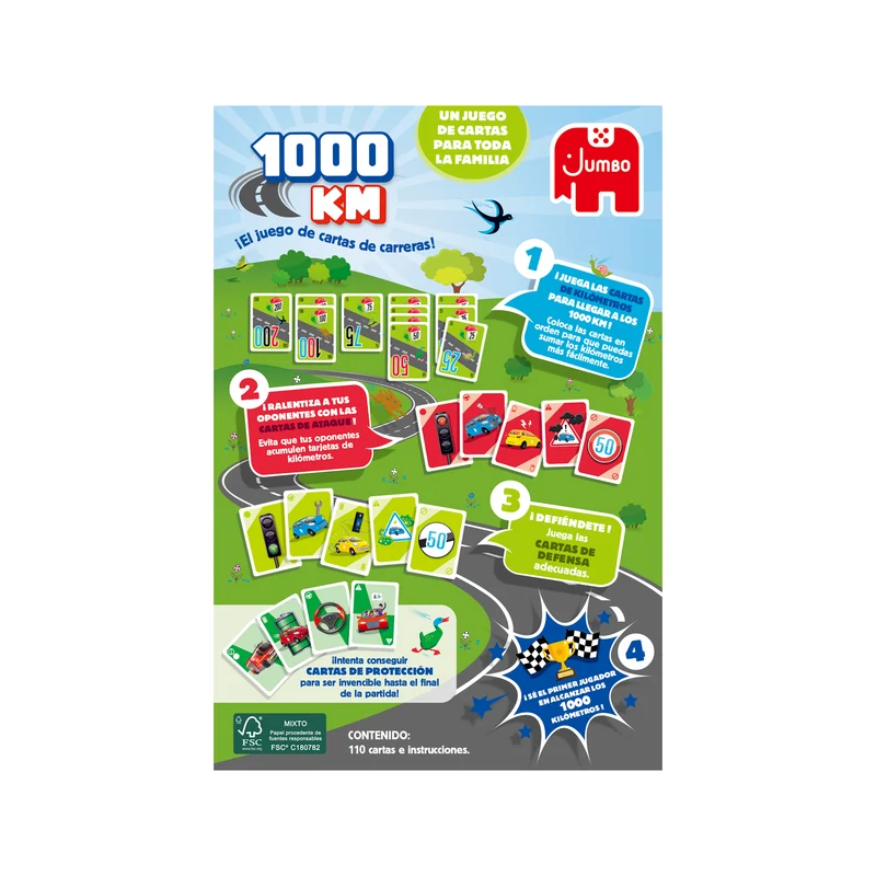 1000KM juego de cartas