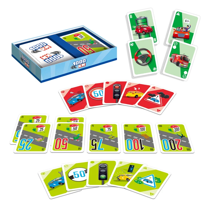 1000KM juego de cartas