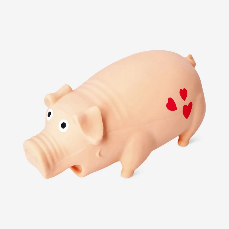 Pet toy - Pig with hearts