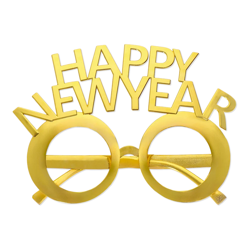 Happy New Year party glasses