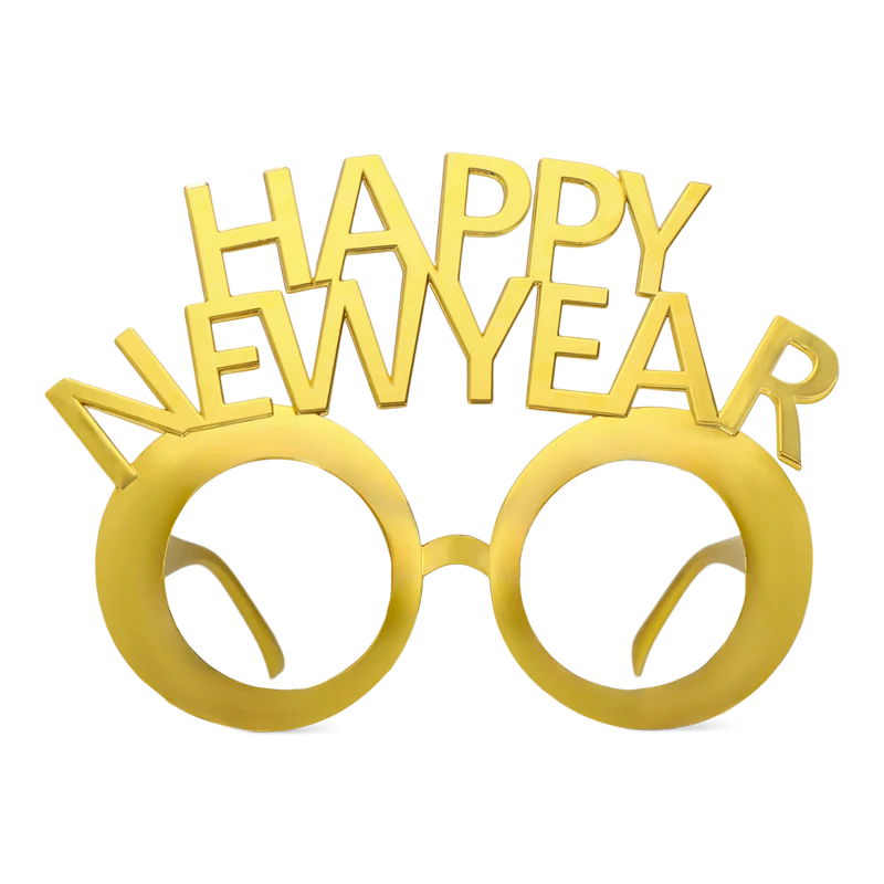 Happy New Year party glasses