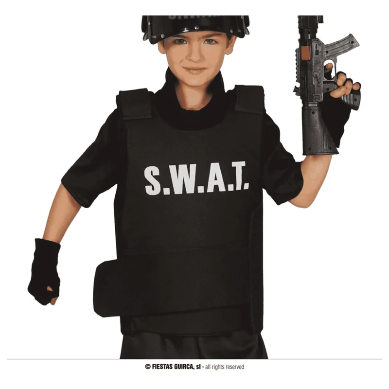 Chaleco SWAT Infantil Accesorio de Disfraz