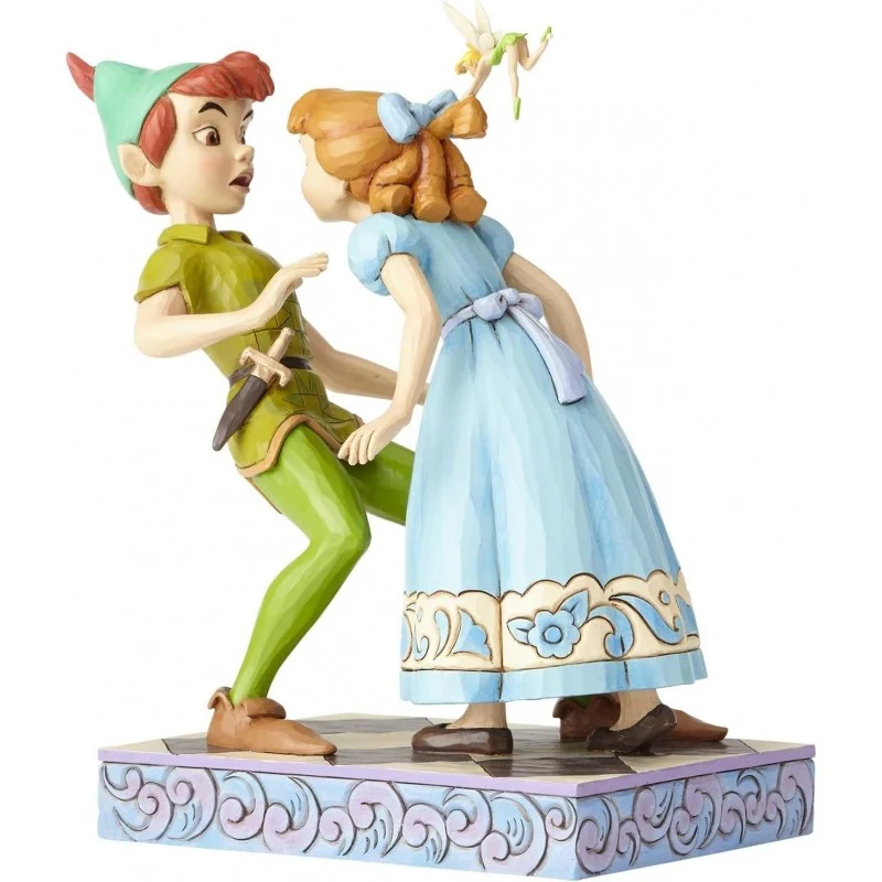 Figura Peter Pan Wendy y Campanilla - Disney Jim Shore 19cm