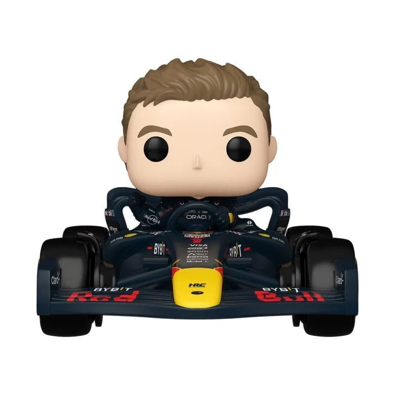 Funko Pop Deluxe Max Verstappen con RB20 - Rides Super