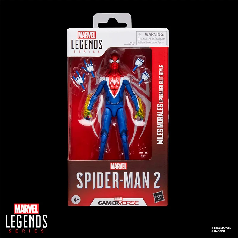 Figura Articulada Miles Morales Upgraded Suit - Spiderman Marvel Legends