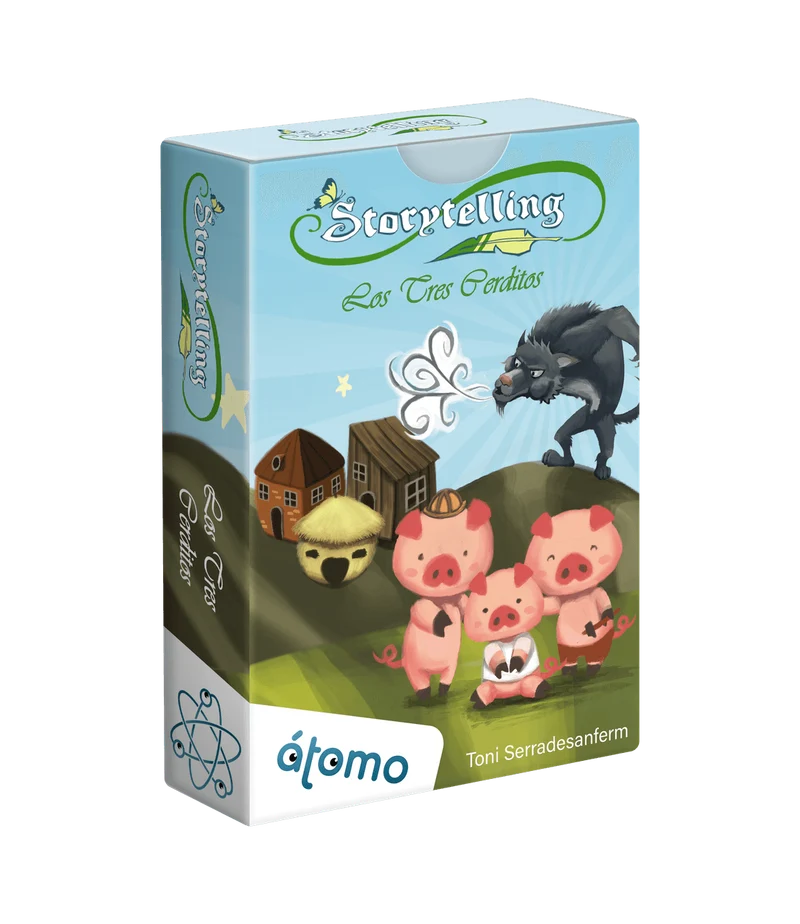 Los Tres Cerditos Storytelling - Juego de mesa - Atomo - 2-4 jugadores - 5+ años - 15-20 min