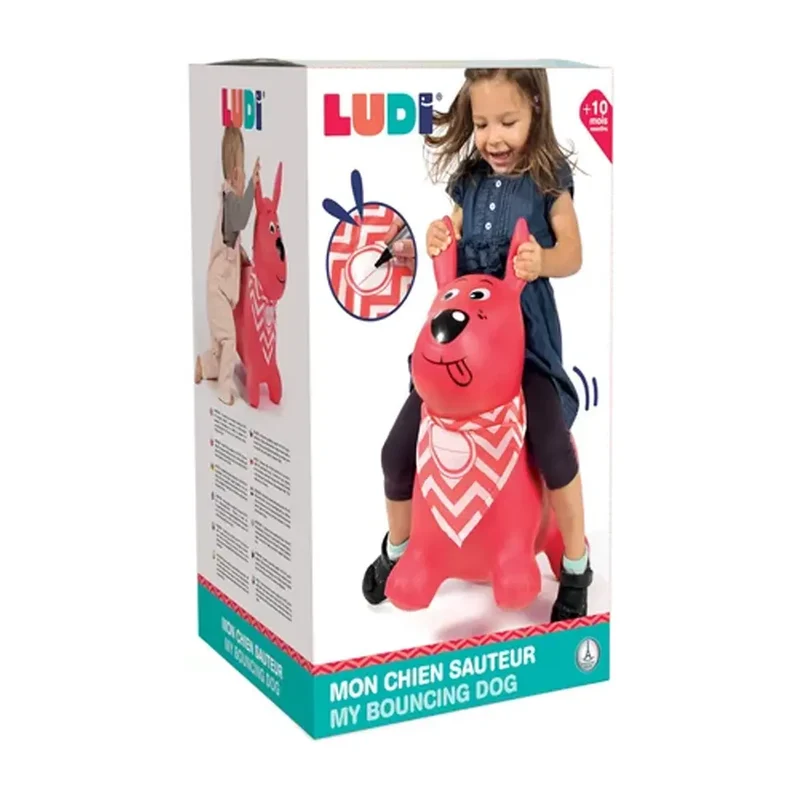 Mi perro saltarín rojo · Ludi
