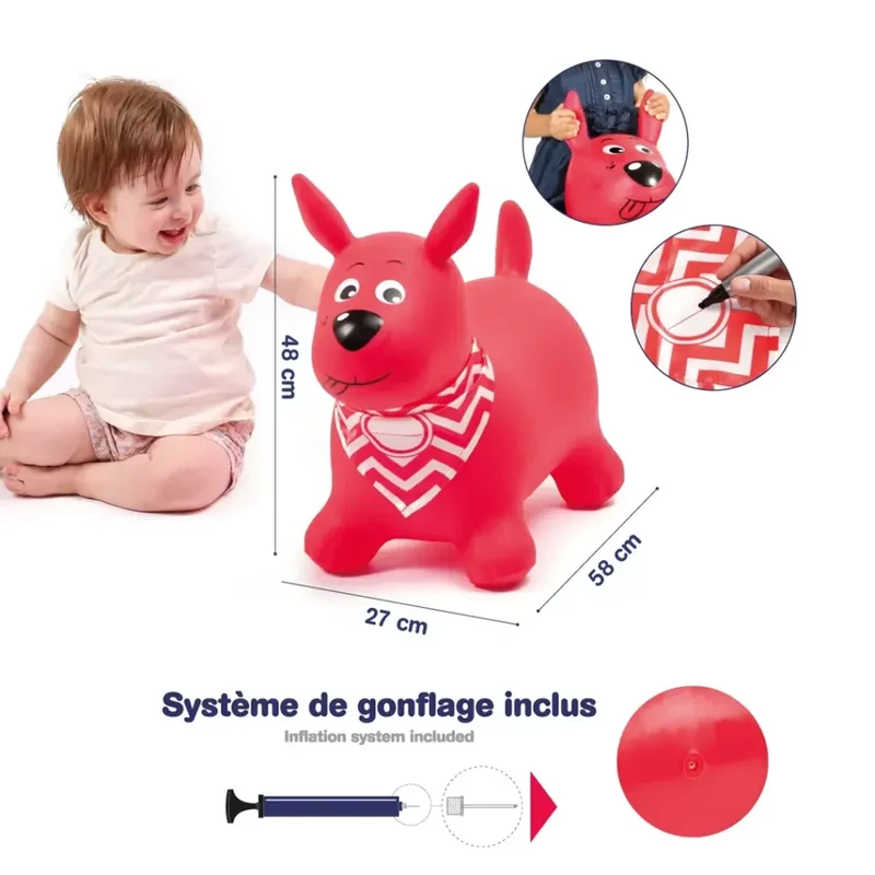 Mi perro saltarín rojo · Ludi