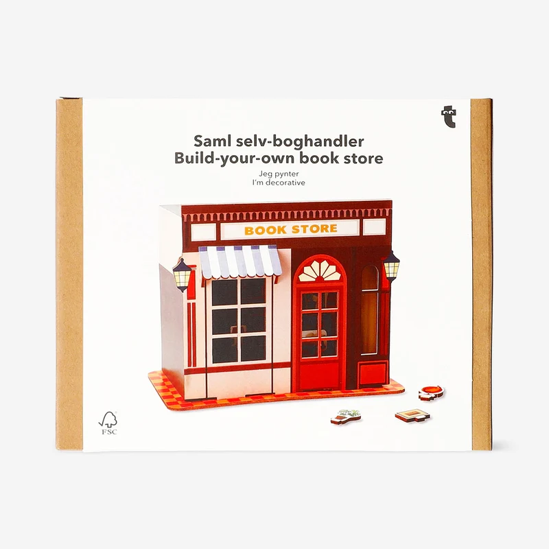 DIY wooden book store
