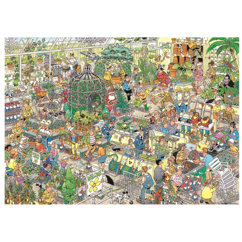 Jan van Haasteren - The Garden Centre (1000 pieces)