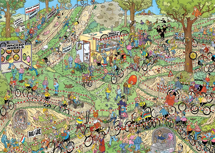 Jan van Haasteren - World Championships Cyclocross (1000 pieces)