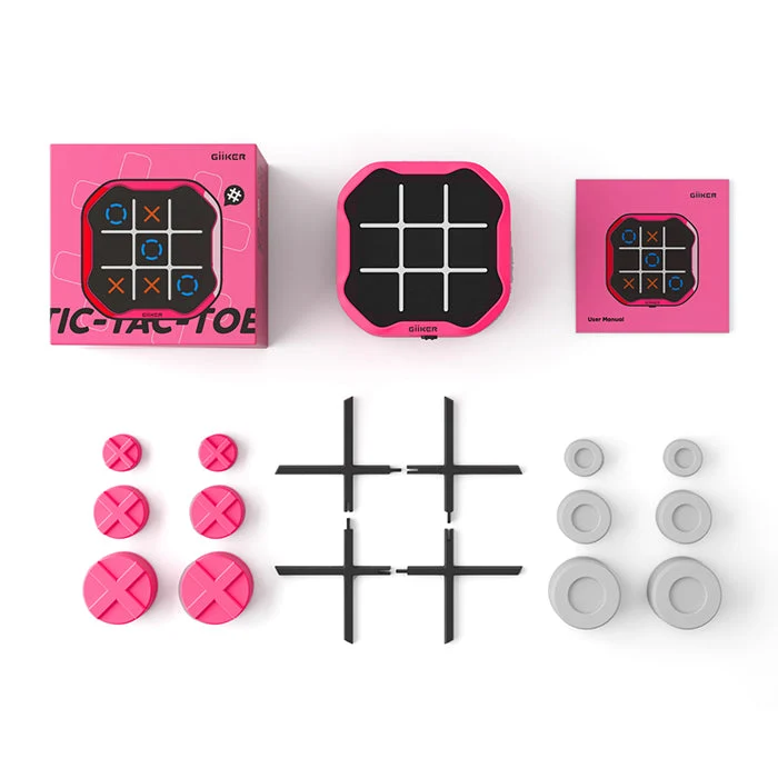 Tic-tac-toe Bolt Tres en Raya Rosa · Giiker