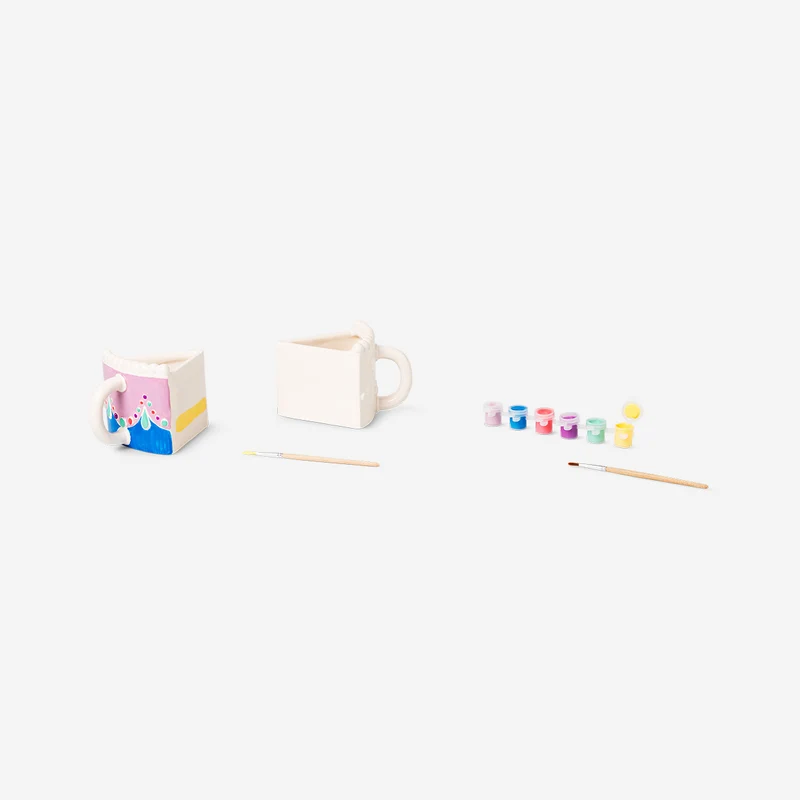 DIY cake slice mugs - 2 pcs