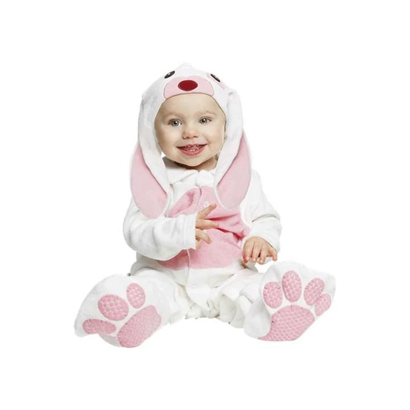 Disfraz de Pequeño conejito rosa 7-12 meses bebé