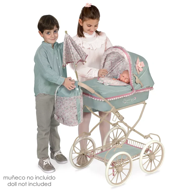 Coche de Muñecas Provenza Plegable con Sombrilla